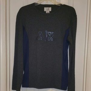 A/X Armani Exchange logo long sleeve shirt.  Sz -S